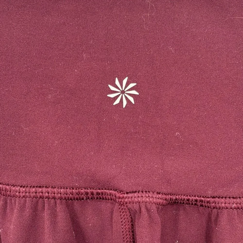 ATHLETA SALUTATION CARGO‎ JOGGER Burgundy Size XXS
